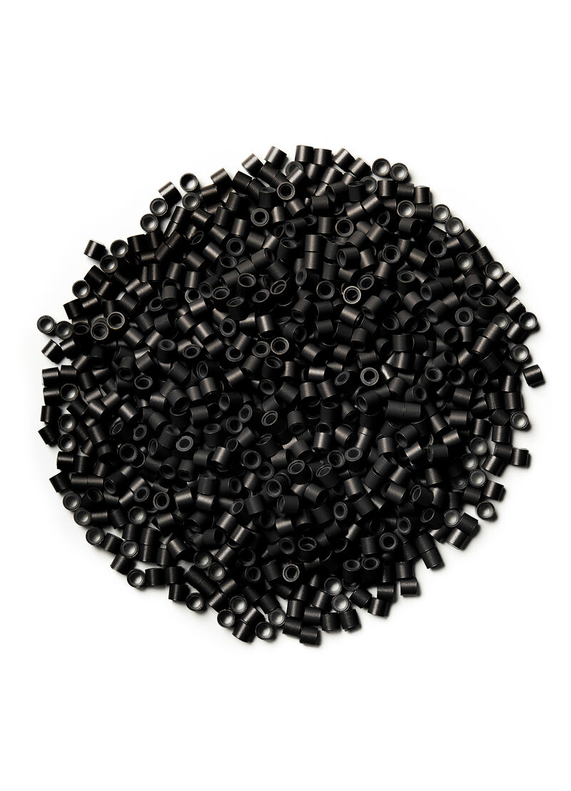 SHOWPONY SUPERFINE WEFT MICRO BEADS 3.5MM BLACK 1000PC (Box) image number 0